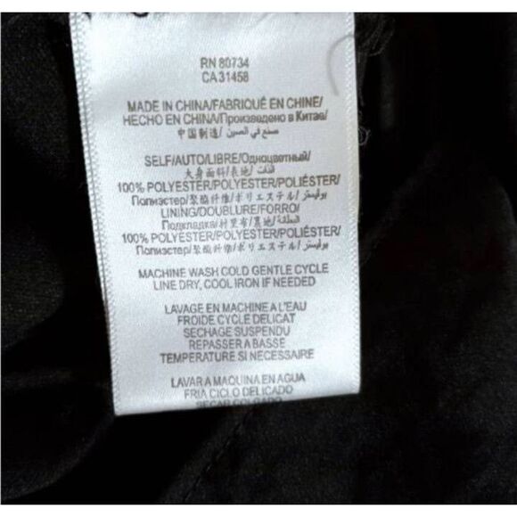 BCBGENERATIONS BLACK CUTOUT DRESS SZ.8 EUC. - Picture 7 of 9